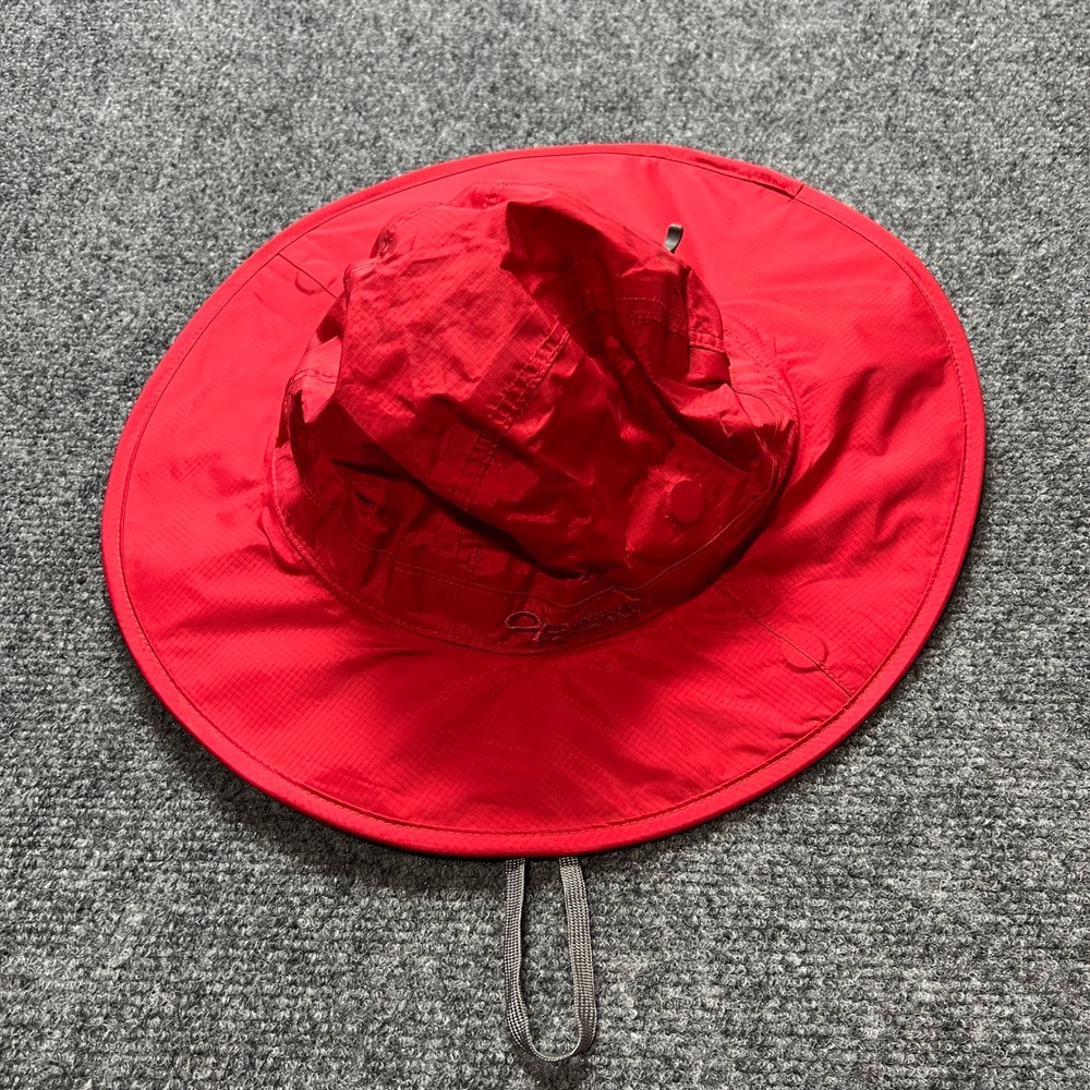 Outdoor Research Seattle Sombrero Red Waterproof Rain Hat Hiking GORE-TEX Camp